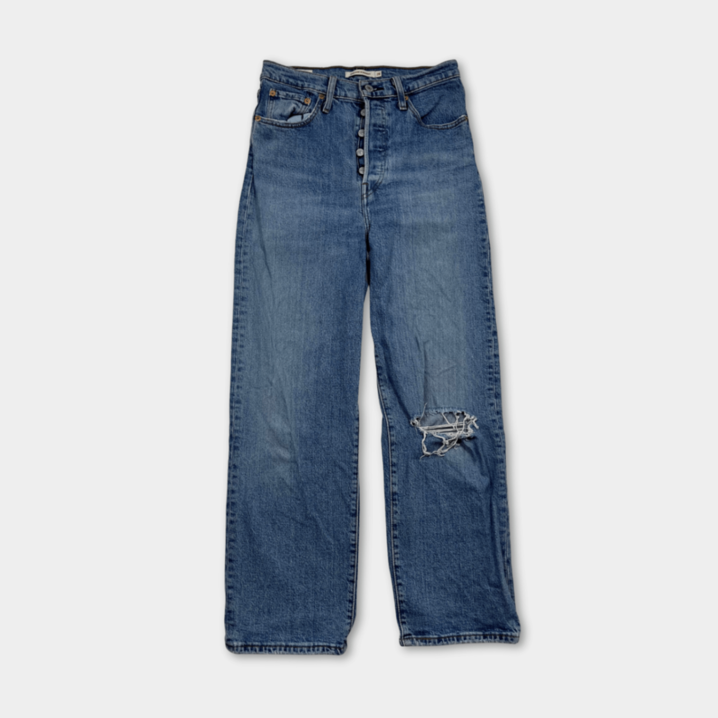 pre-loved LEVI'S Jeans  RIBCAGE STRAIGHT Gr. 28