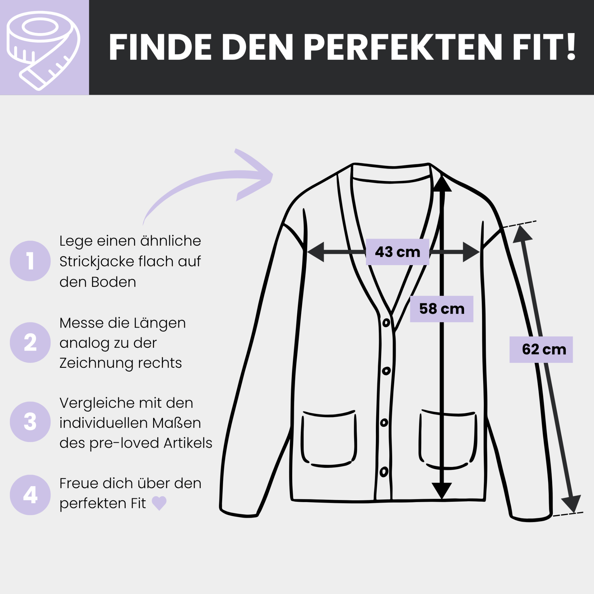 pre-loved Bien Bleu Strickjacke Gr. M