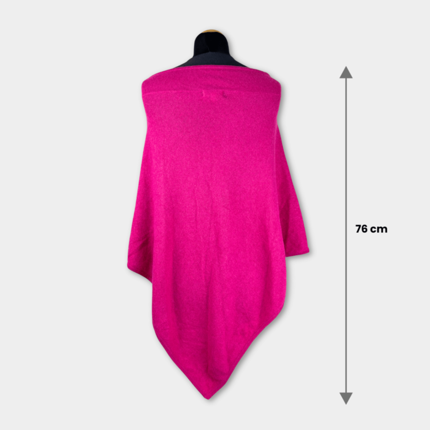 pre-loved Marie Lund Poncho Gr. Onesize Reines Kaschmir