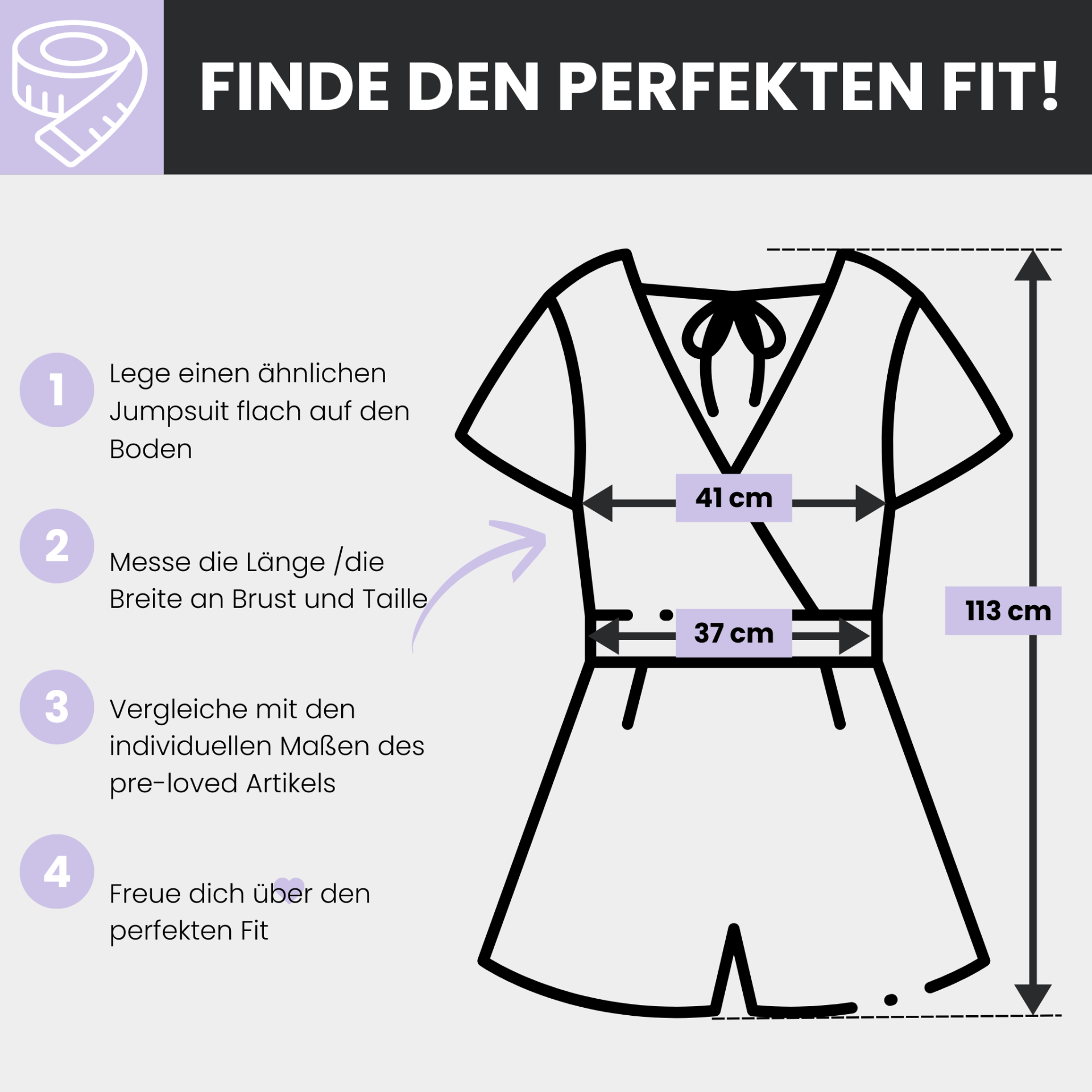 pre-loved H&M Jumpsuit Gr. 40