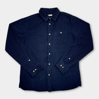 pre-loved Knowledge Cotton Apparel Hemd Gr. S GOTS