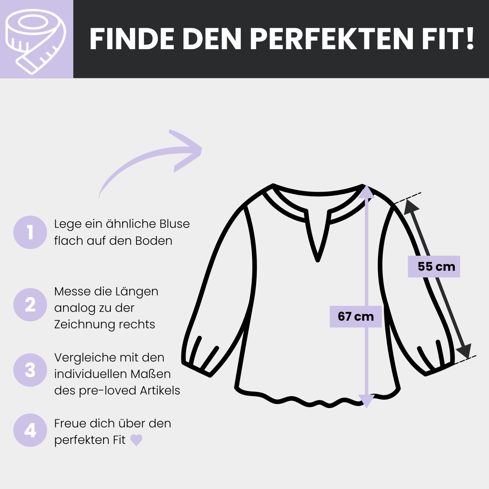 pre-loved Kiomi Blusenkleid Gr. 36