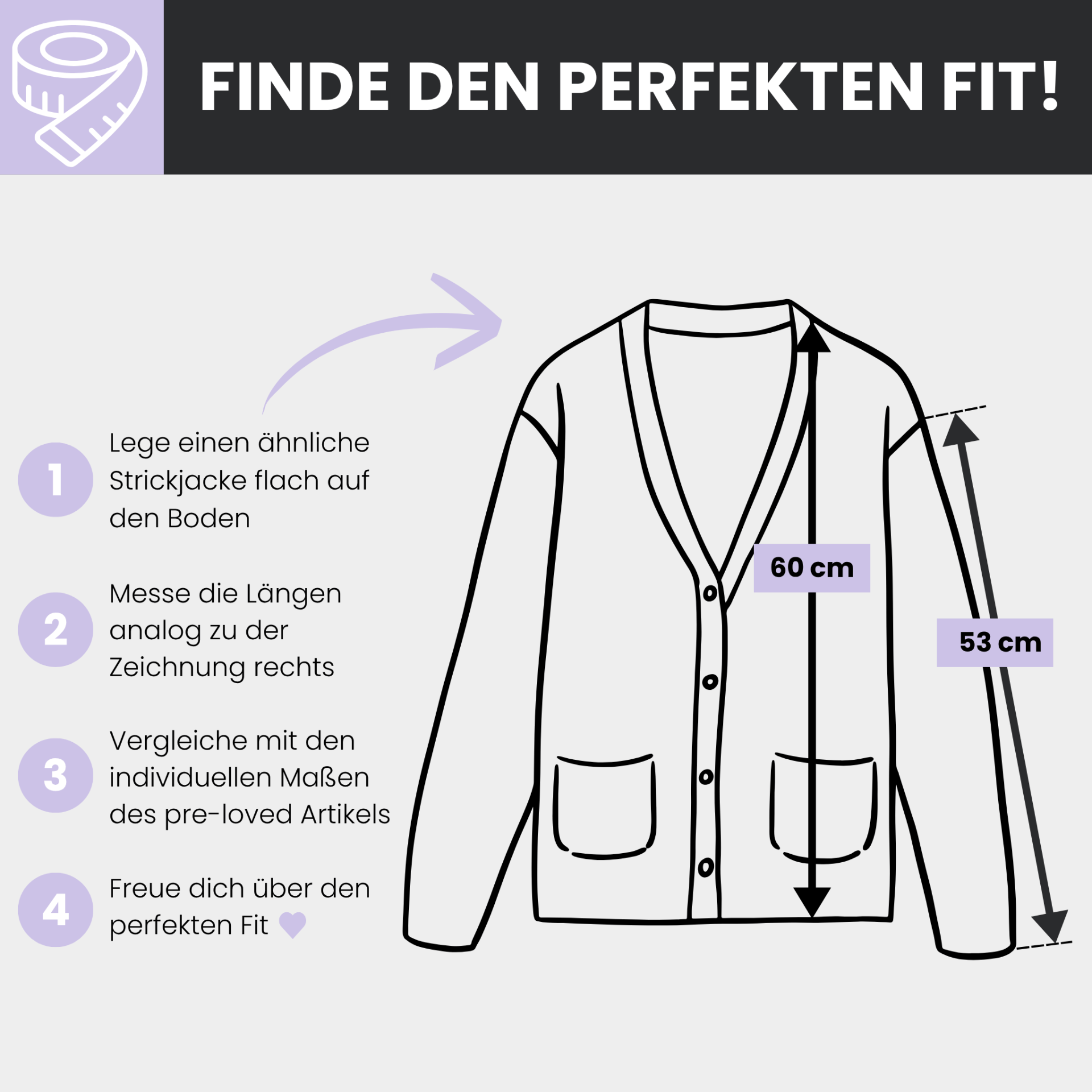 pre-loved Soaked in luxury Strickjacke Gr. S