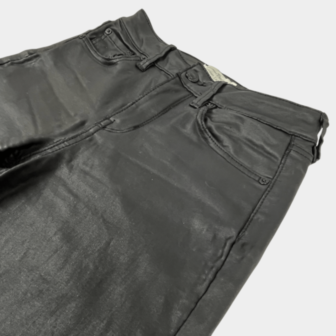 pre-loved Tom Tailor Hose Kunstleder Gr. 27/32