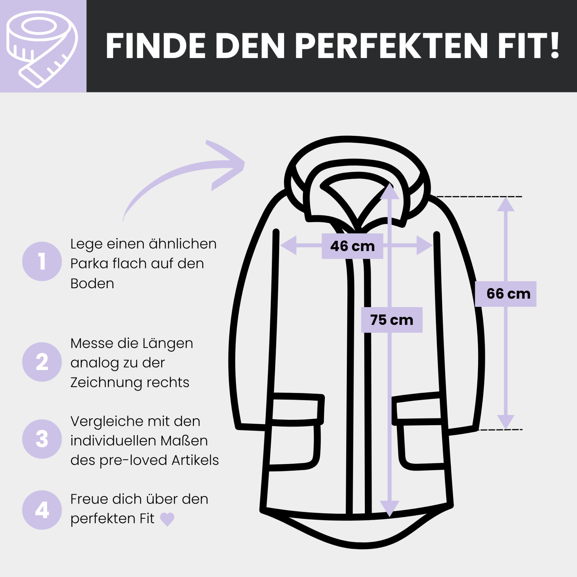 pre-loved Dreimaster Parka Gr. S