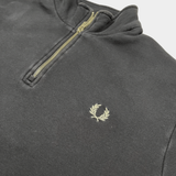 pre-loved Fred Perry Sweatshirt Halfzip Gr. L