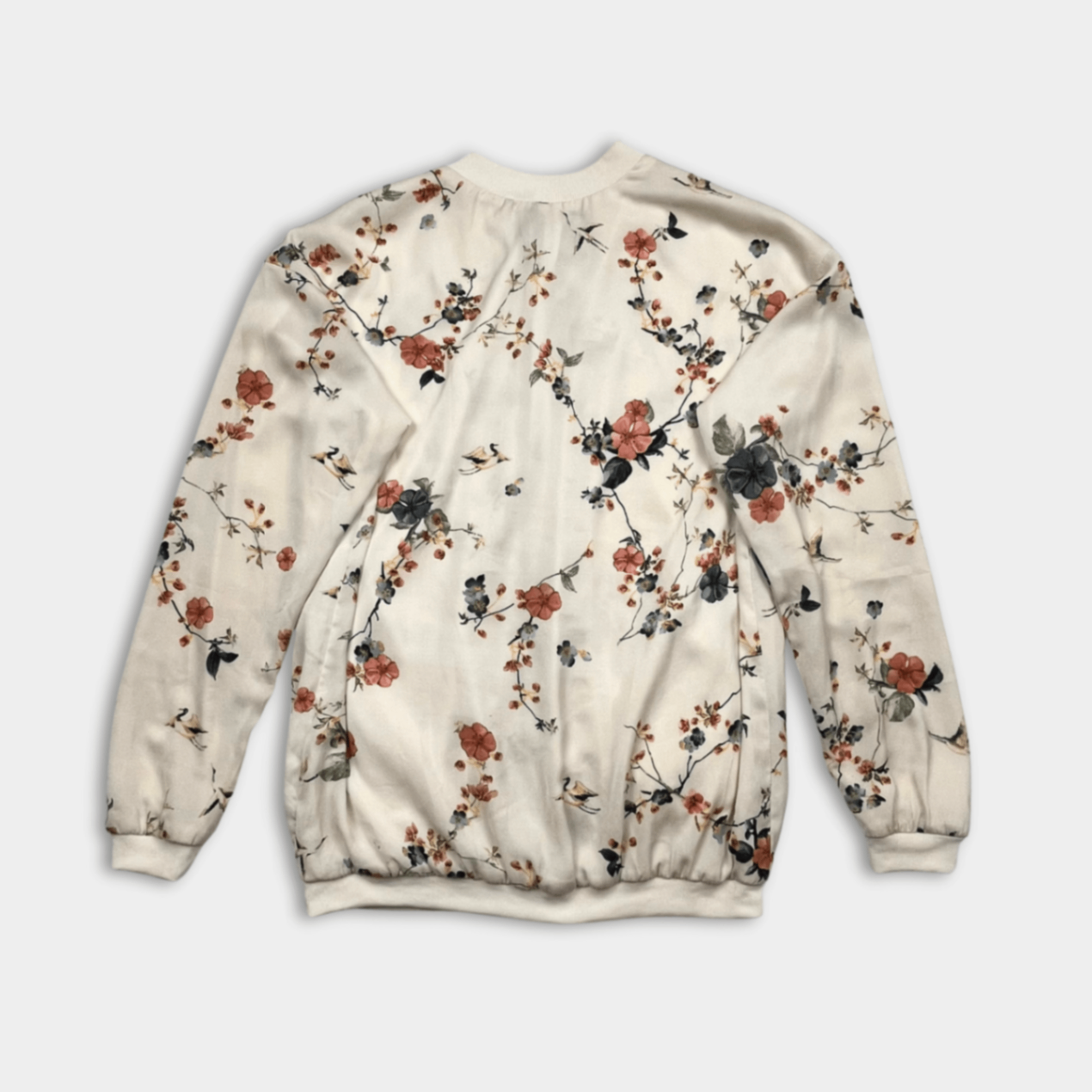 pre-loved Pull&Bear Trainingsjacke Gr. M Blumenmuster
