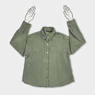 pre-loved Zara Cordhemd Gr. M