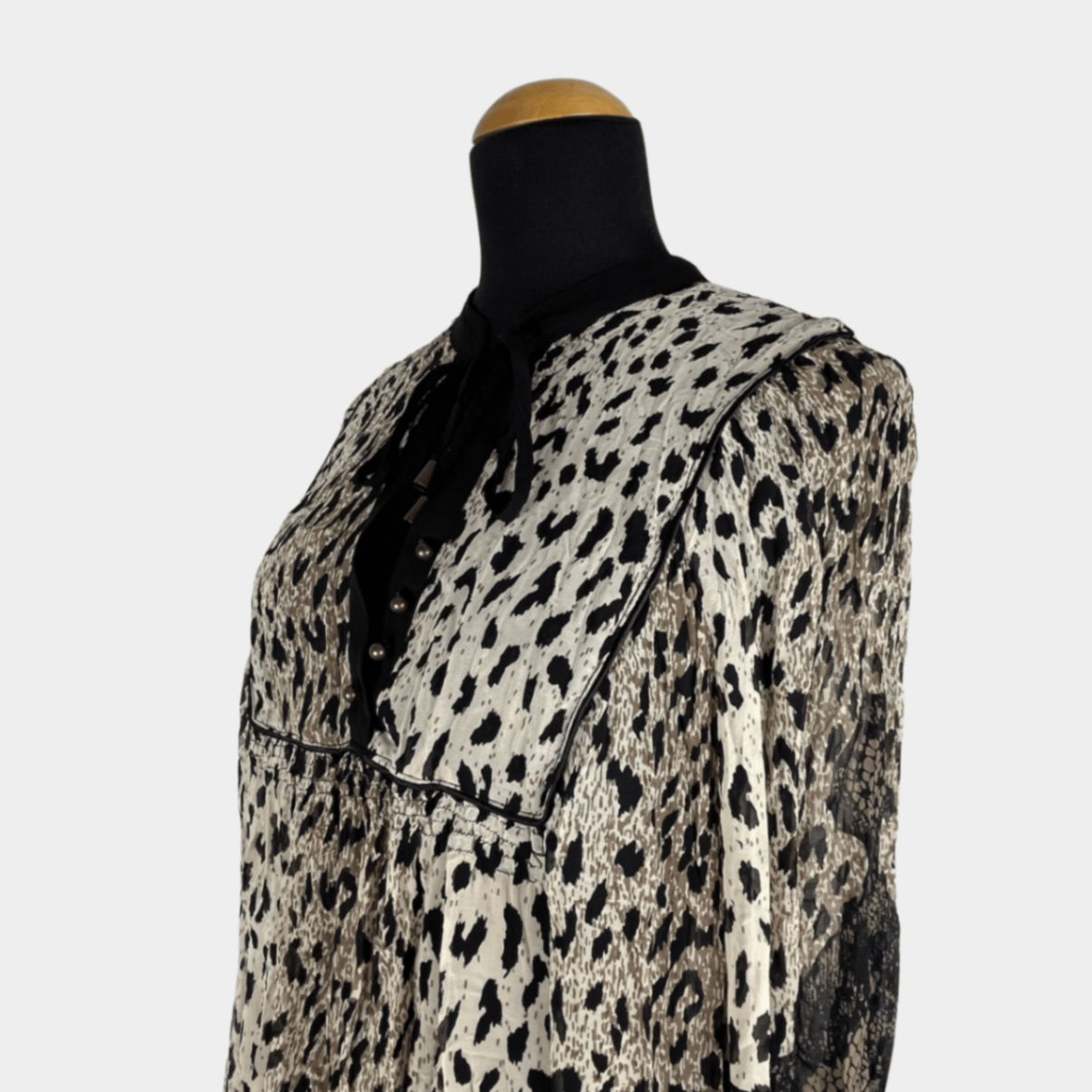 pre-loved Kriss Freizeitkleid Leo-Muster Gr. XL