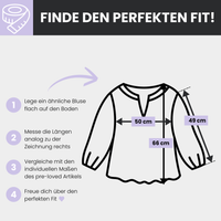 pre-loved Zara Leinen-Bluse Gr. S