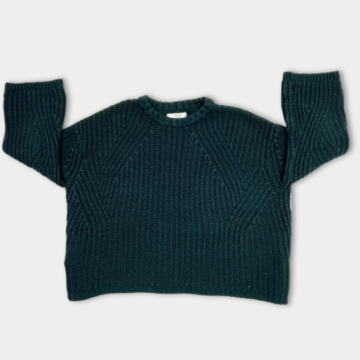 pre-loved Mango croped Strickpullover Gr. M