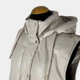 pre-loved Zara lange Steppweste Gr. S