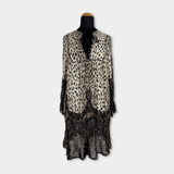 pre-loved Kriss Freizeitkleid Leo-Muster Gr. XL