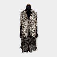 pre-loved Kriss Freizeitkleid Leo-Muster Gr. XL