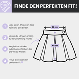 pre-loved H&M Rock Fischgrätenmuster Türkis Gr. 38
