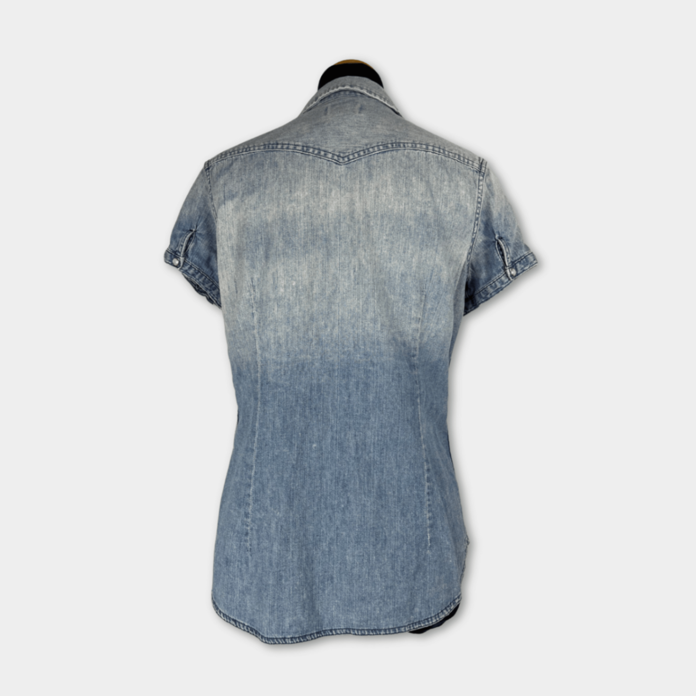 pre-loved Levi's Jeans-Hemd kurzärmlig Gr. S