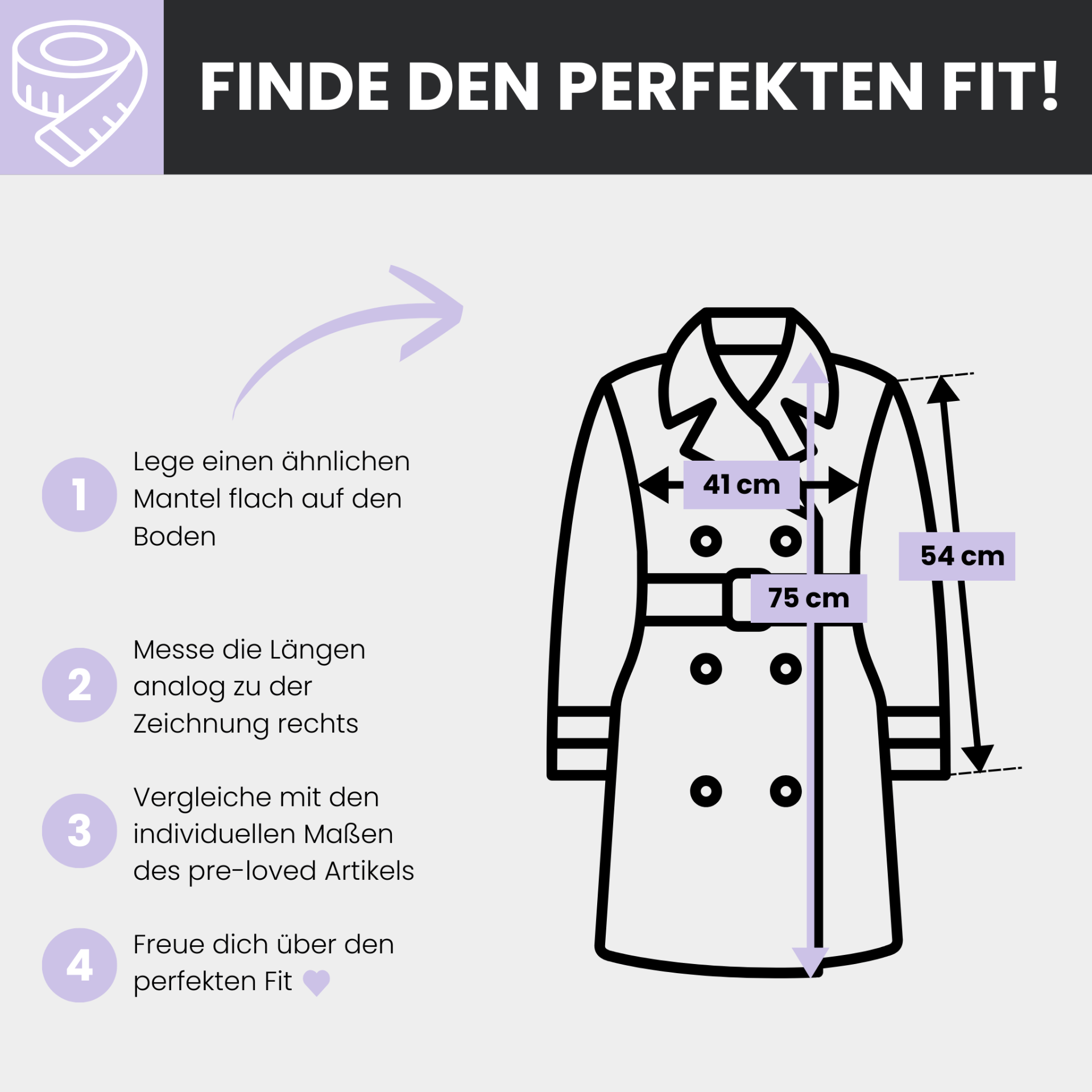 pre-loved Zara Mantel Gr. S