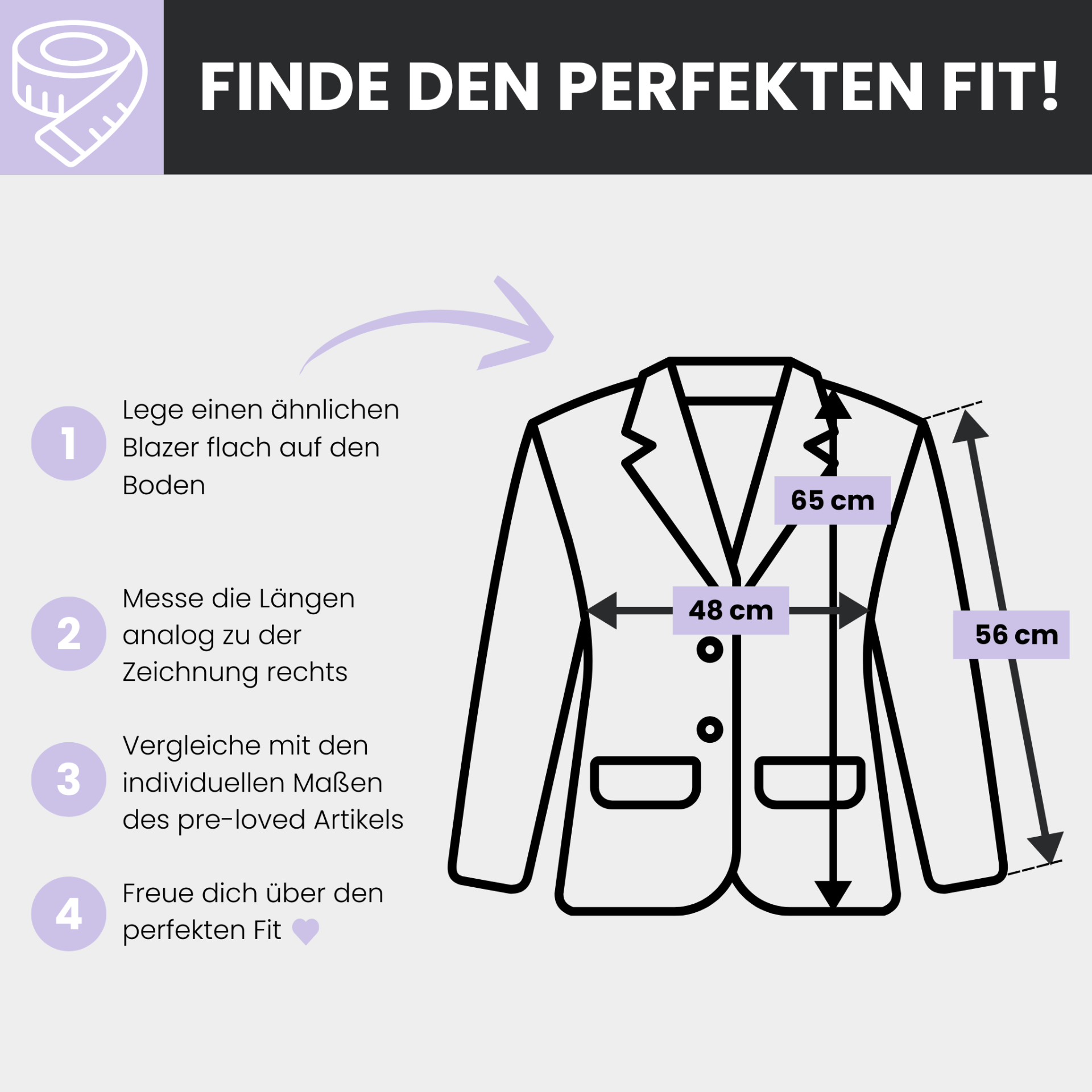 pre-loved Lavand Blazer Gr. S