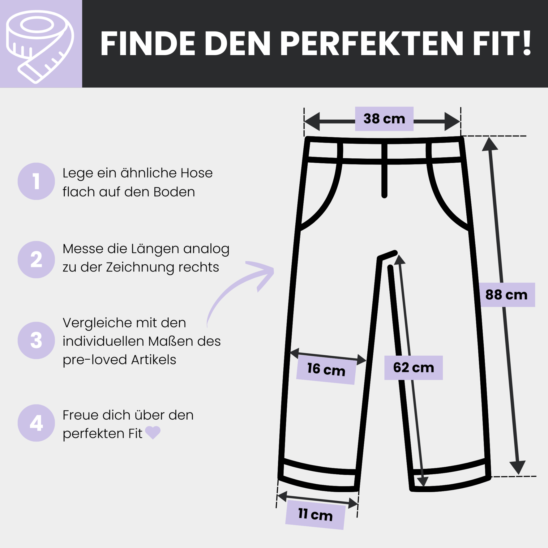 pre-loved Guess Stoffhose Gr. 38