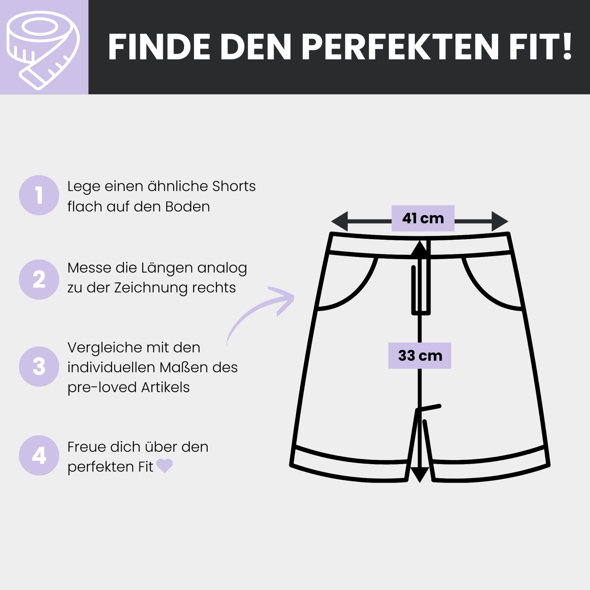 pre-loved H&M Shorts Gr. M