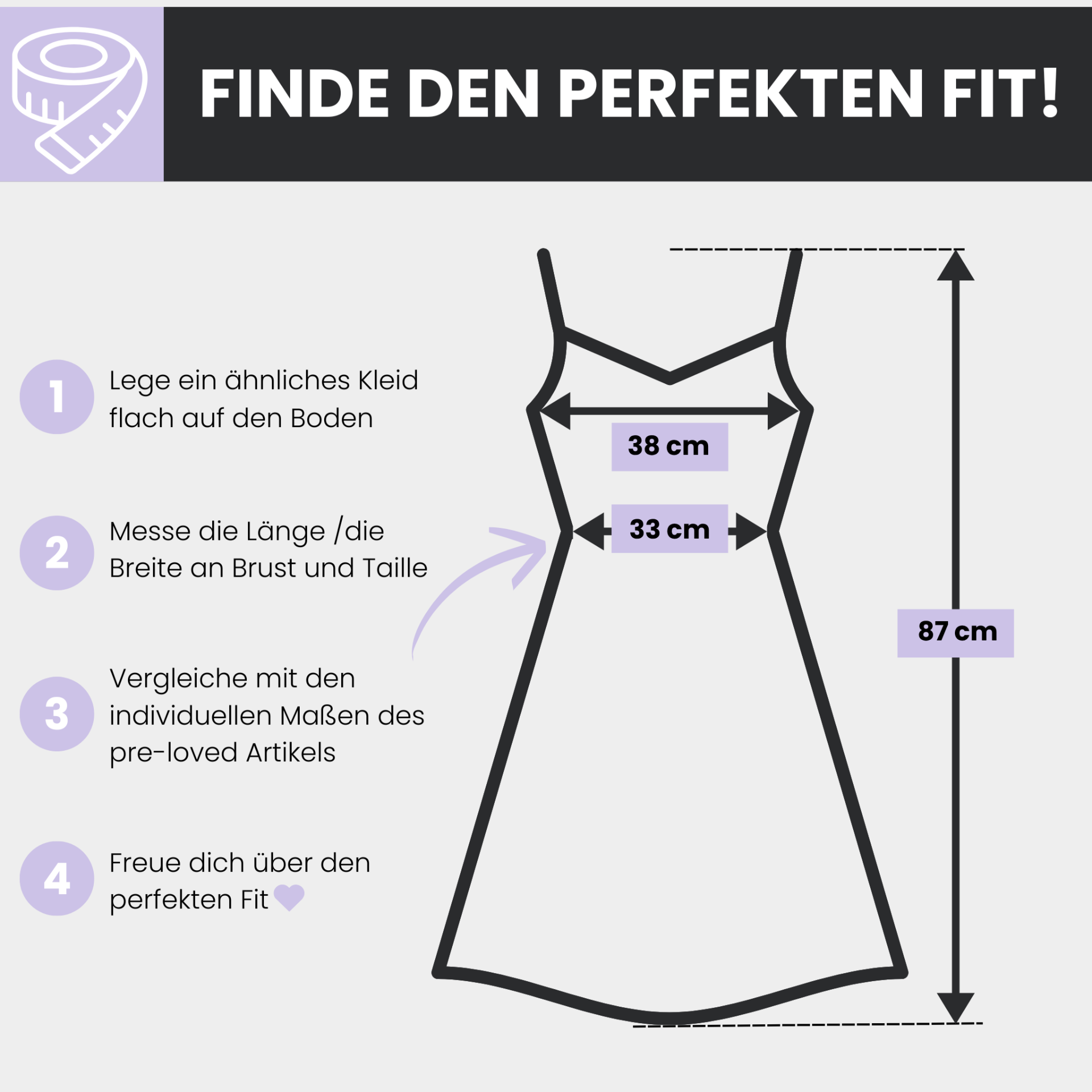 pre-loved Closet Kleid Gr. UK 10