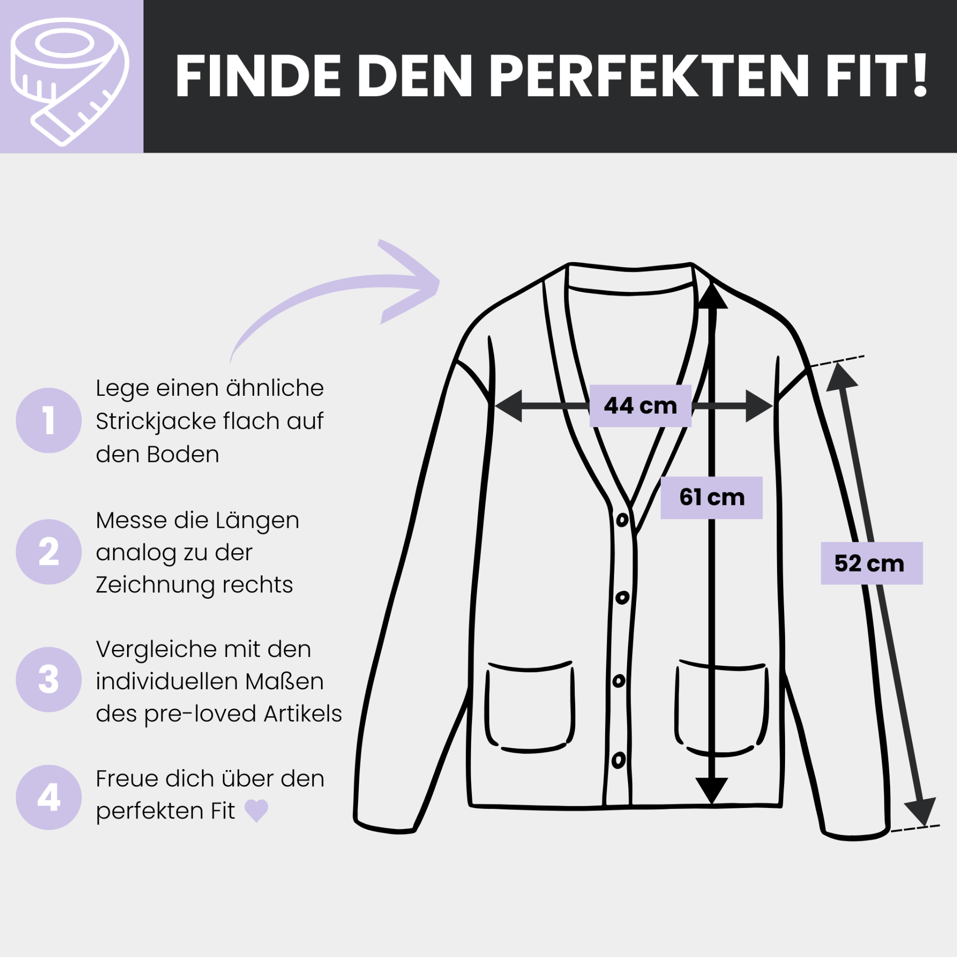pre-loved Only Cardigan Gr. L