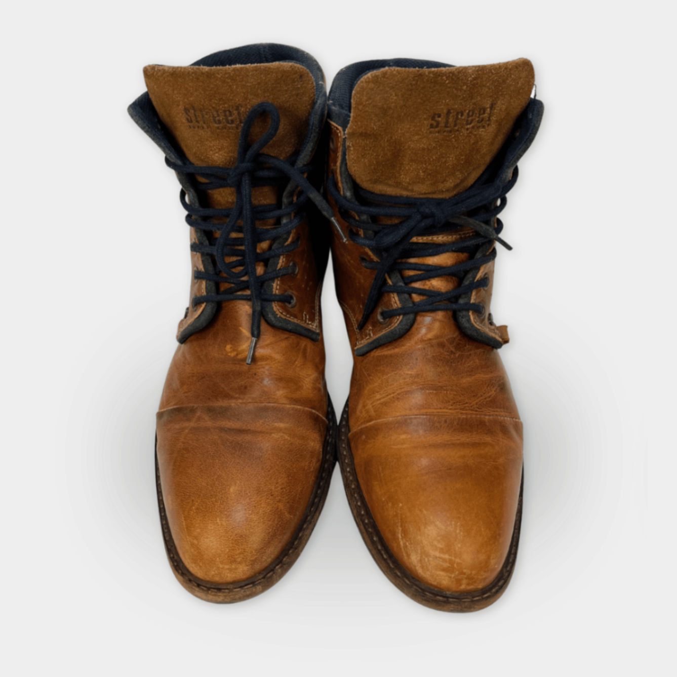 pre-loved Lederschuhe Stiefeletten Gr. 44