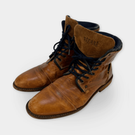 pre-loved Lederschuhe Stiefeletten Gr. 44