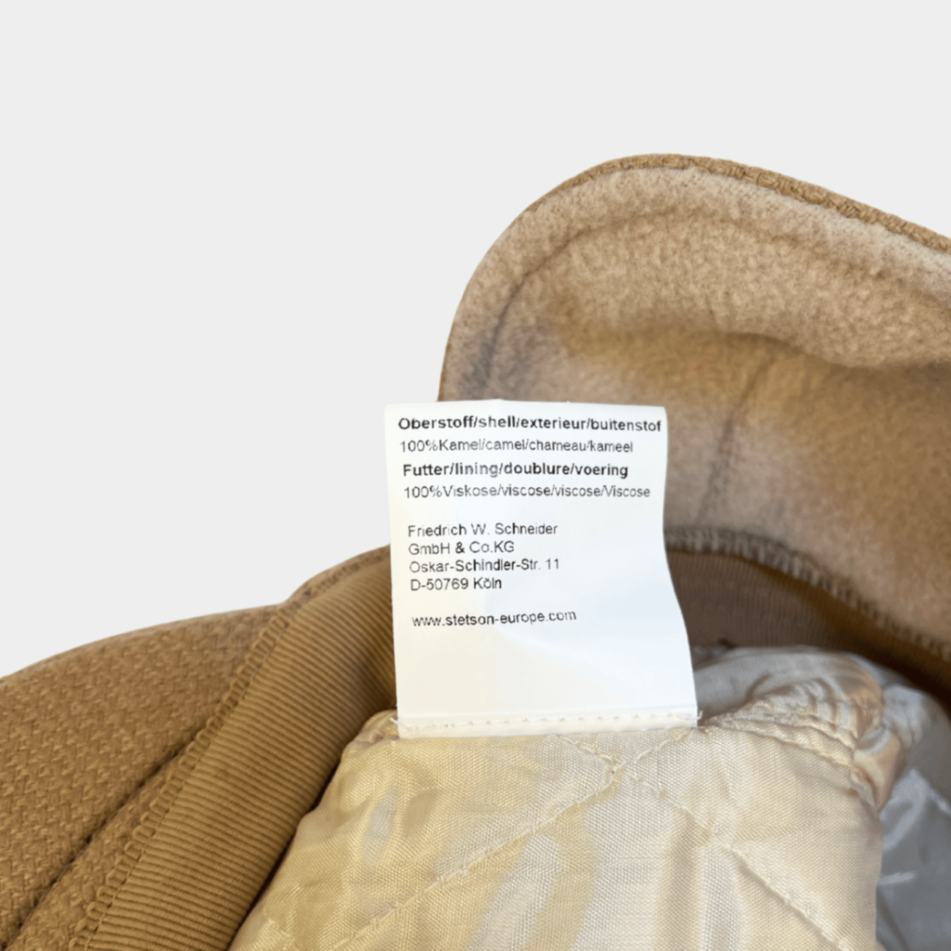 pre-loved Stetson Schiebermütze mit Ohrenklappen 59 cm