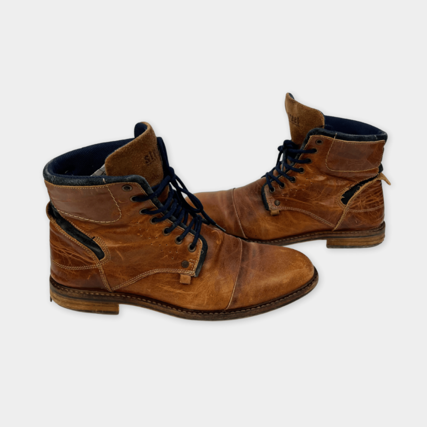 pre-loved Lederschuhe Stiefeletten Gr. 44