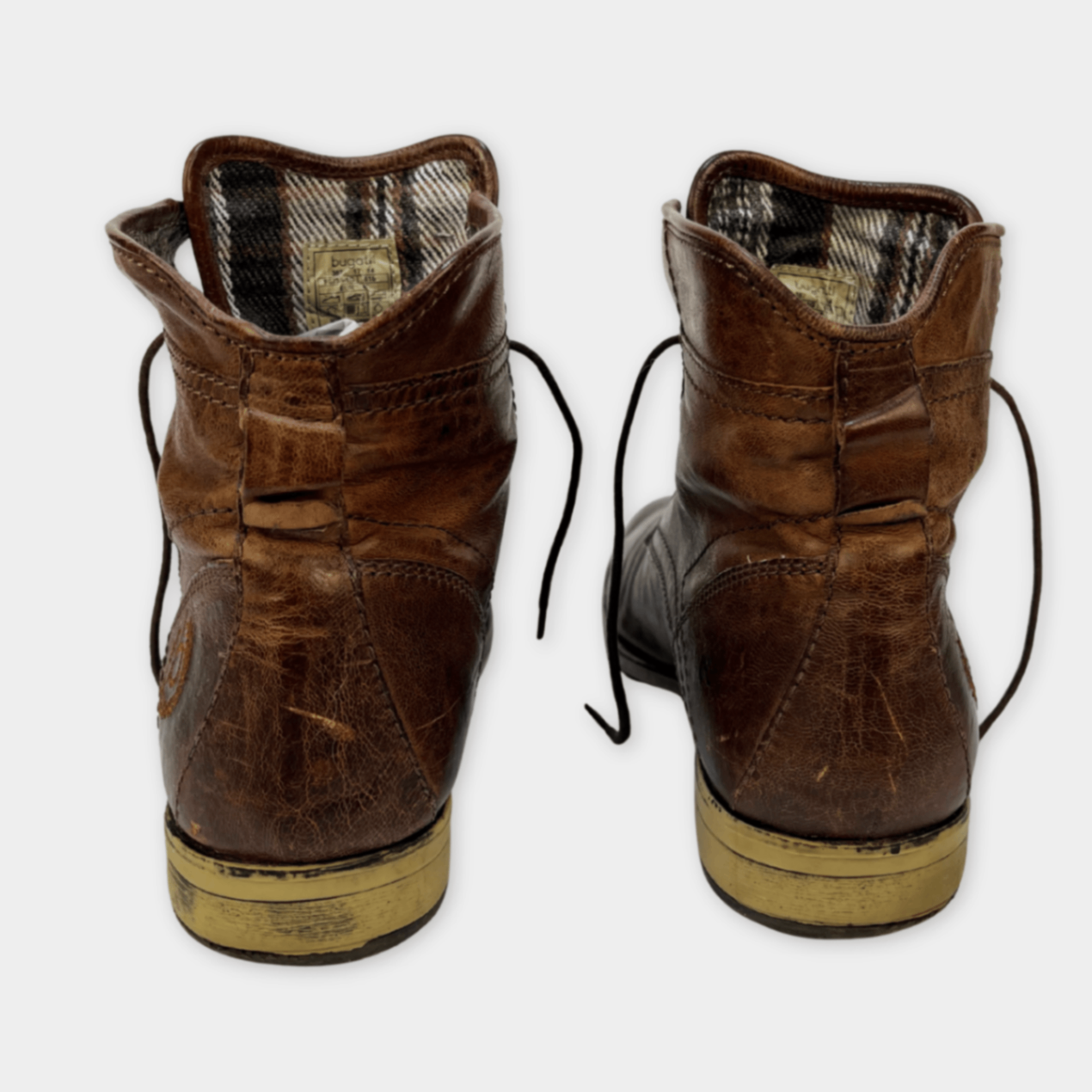 pre-loved Bugatti Lederschuhe Gr. 44