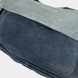 pre-loved Pepe Jeans Handtasche Wildleder blau/petrol