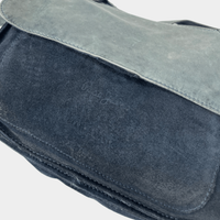 pre-loved Pepe Jeans Handtasche Wildleder blau/petrol