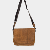 pre-loved Leder Umh�ngetasche, Aktentasche
