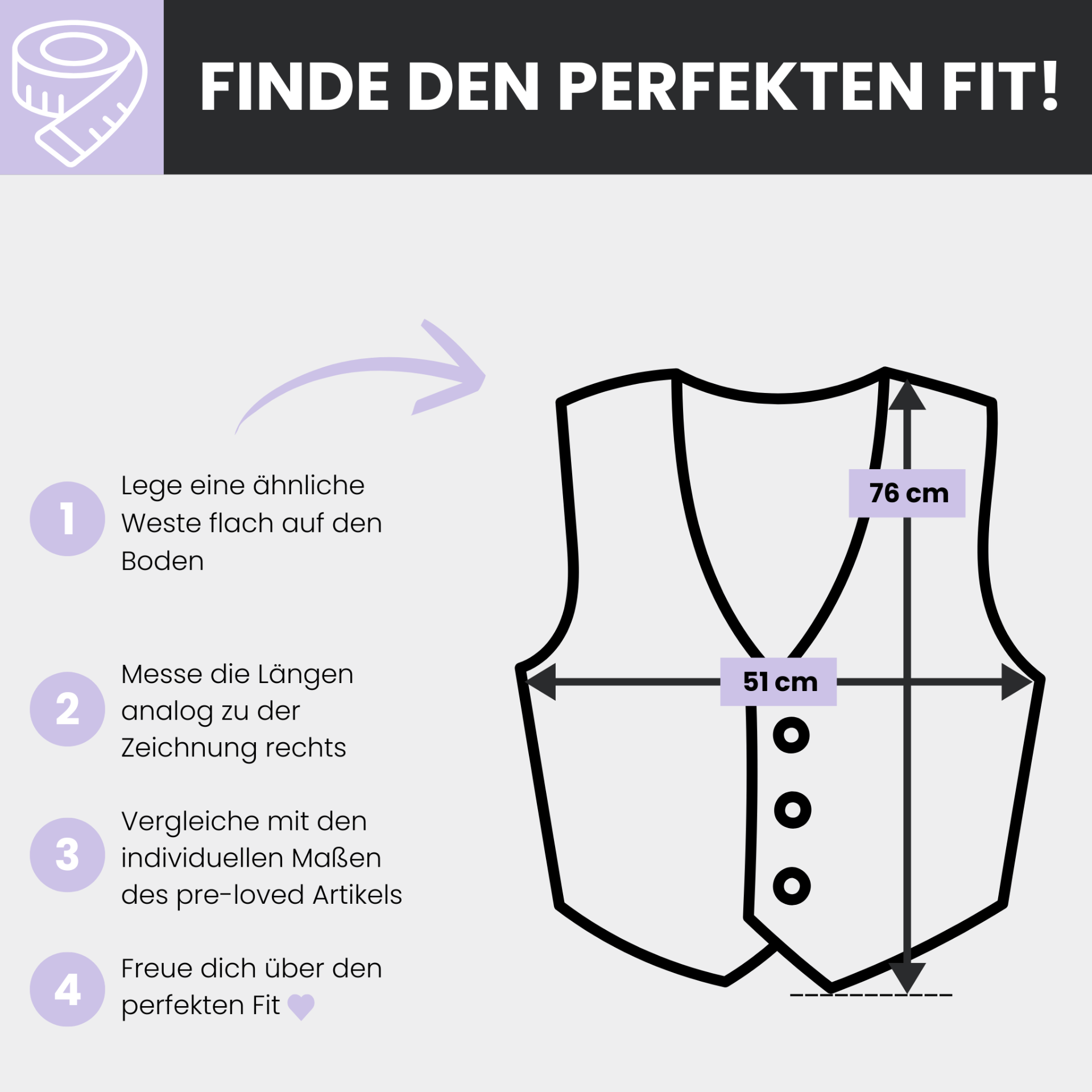 pre-loved Reserved Pufferweste Gr. S