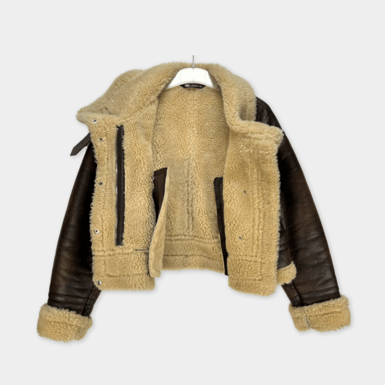 pre-loved Zara Lederjacke Gr. M