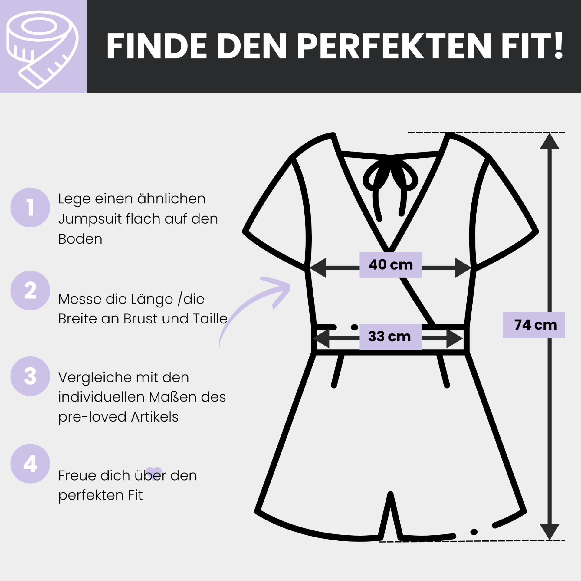 pre-loved Amisu Jumpsuit Gr. 34