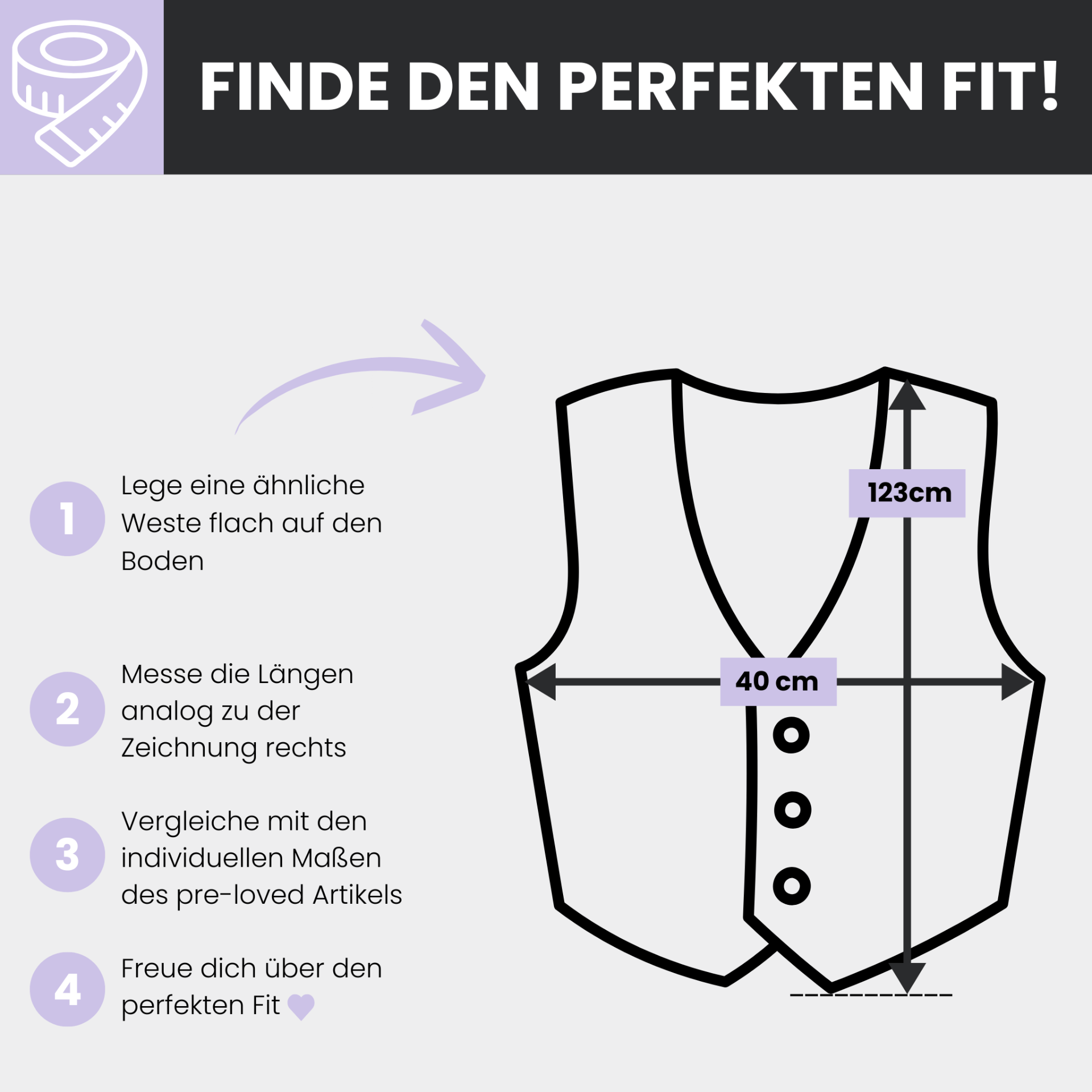 pre-loved Review Weste Gr. S