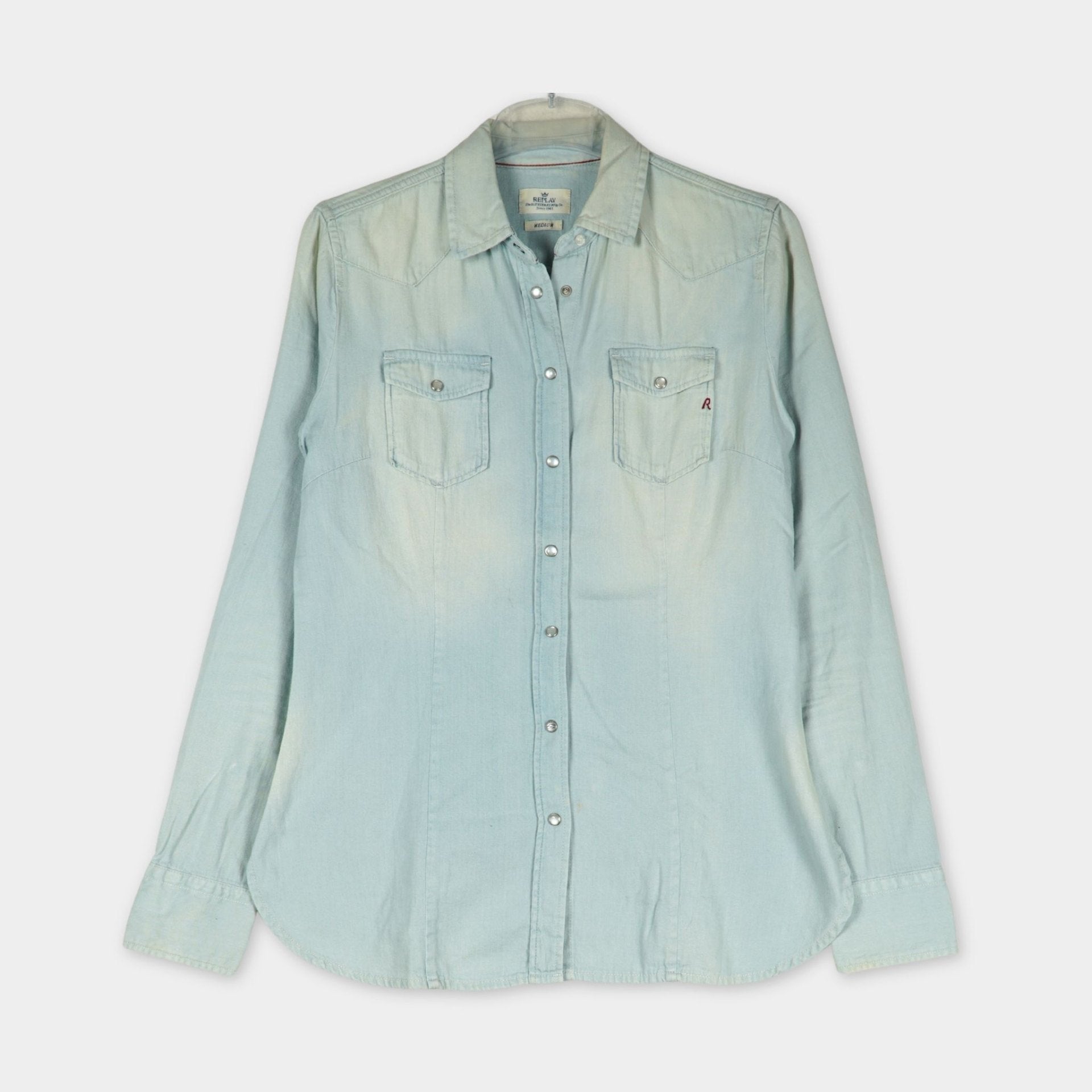 pre-loved Replay Jeansbluse Gr. M