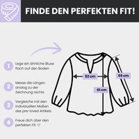 pre-loved Cartoon Bluse Gr. 38